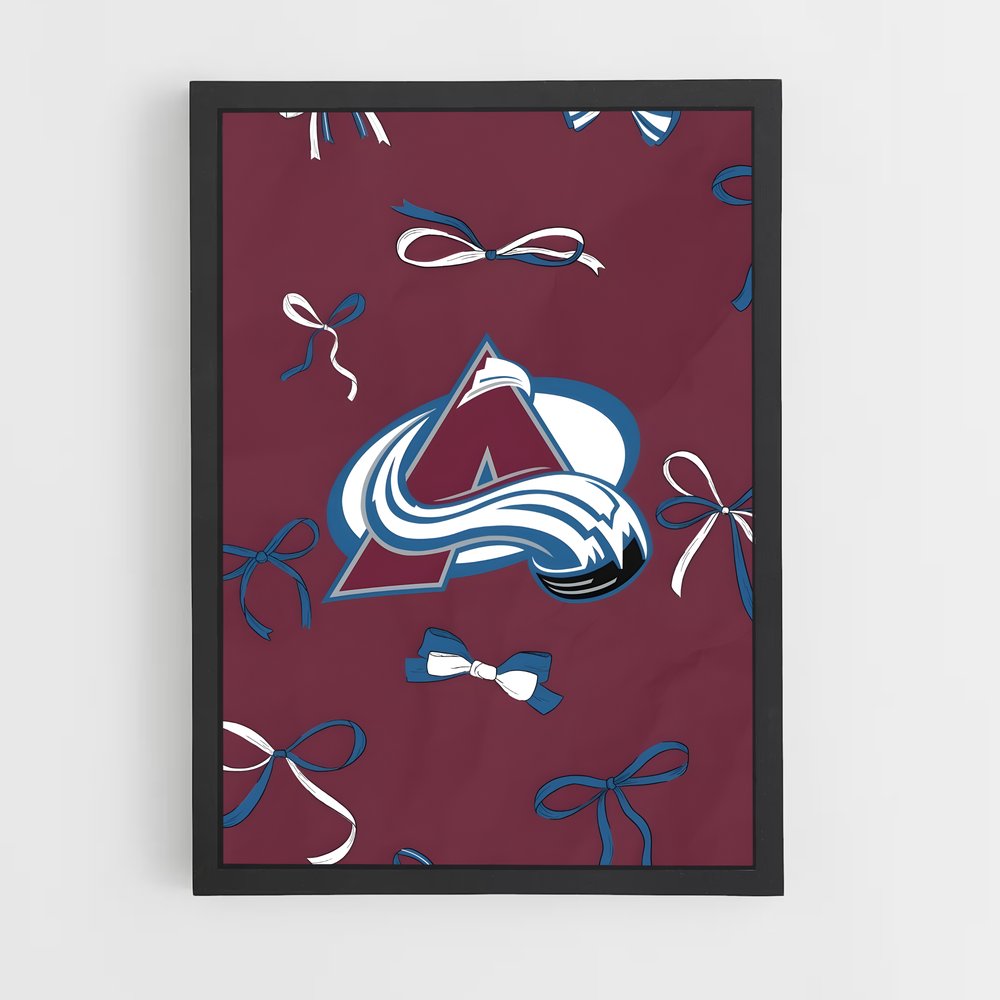 Poster Avalanche Sauvage – affiche Hockey sur glace (vue 2)